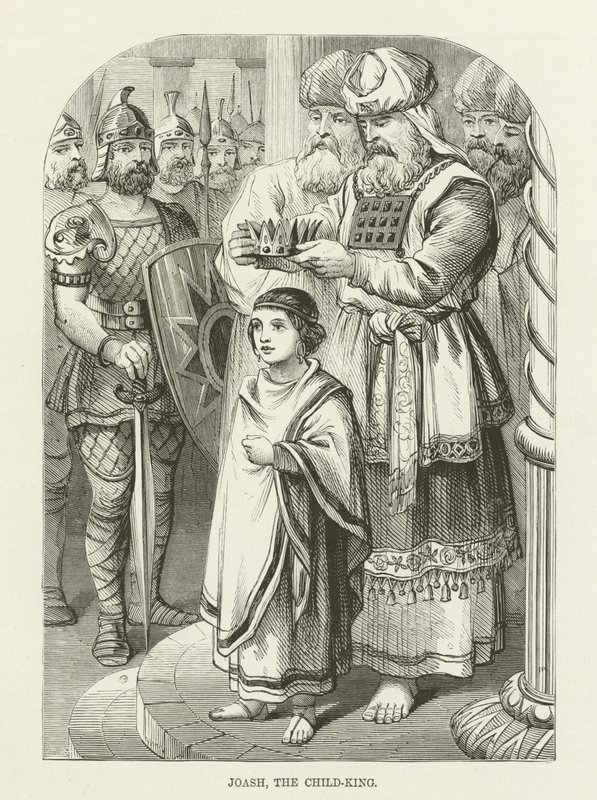 Joash, the Child-King by English School