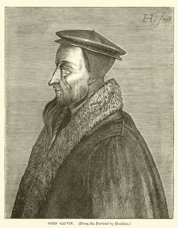 John Calvin by English School