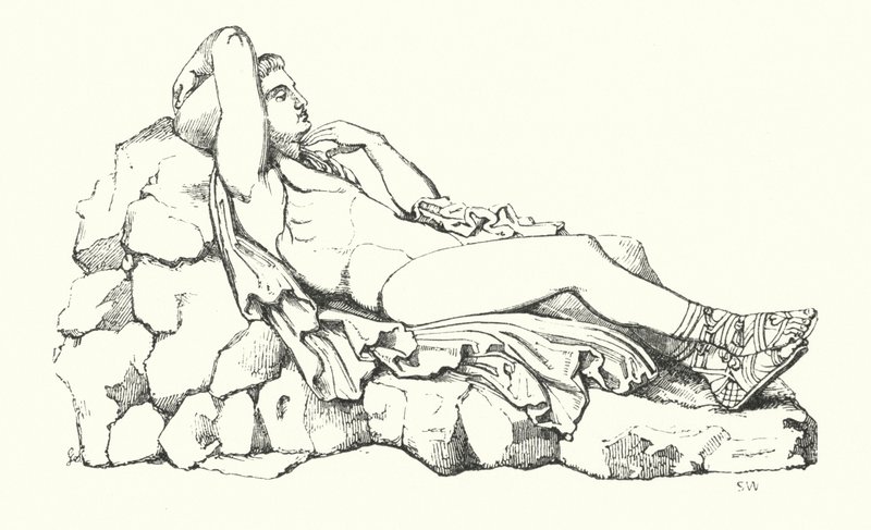 John Keats: Illustration for Endymion by English School