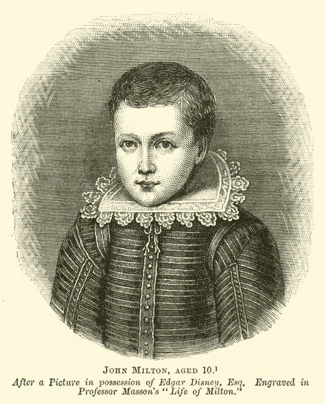 John Milton, Aged 10 by English School