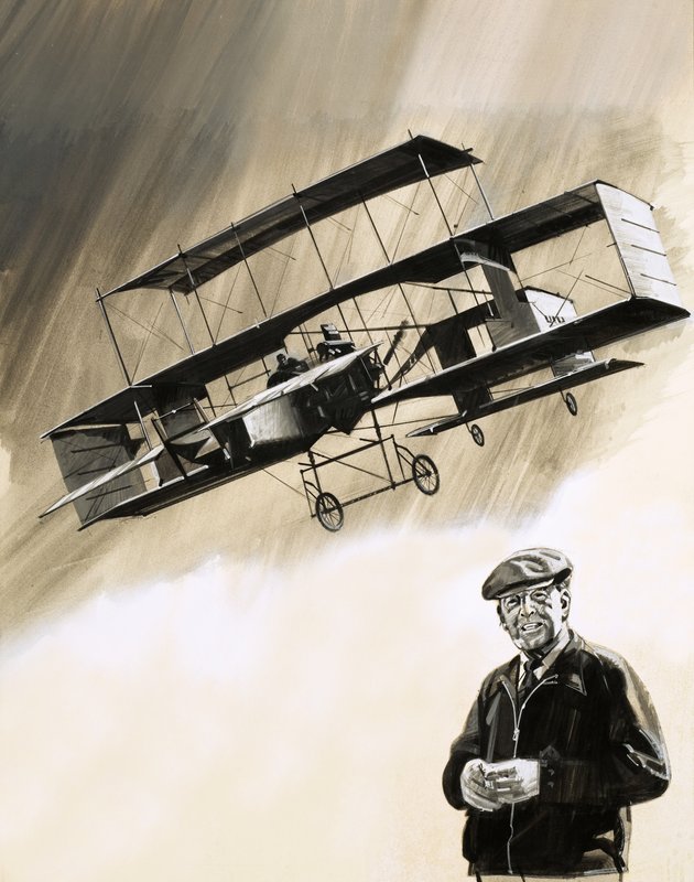 John Moore-Brabazon, the First Englishman to Fly in England by English School