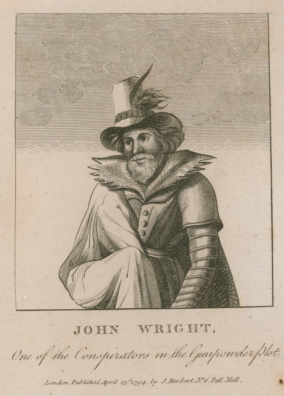 John Wright, One of the Conspirators in the Gunpowder Plot by English School