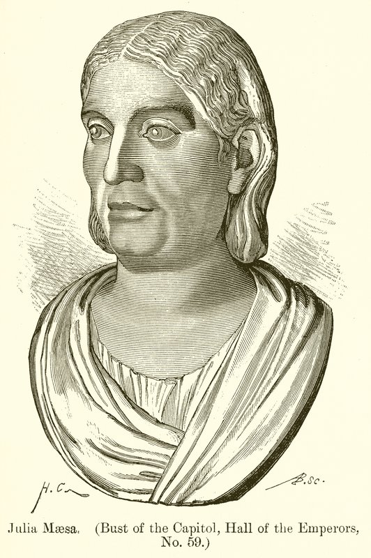 Julia Maesa (Bust of the Capitol, Hall of the Emperors, No. 59) by English School