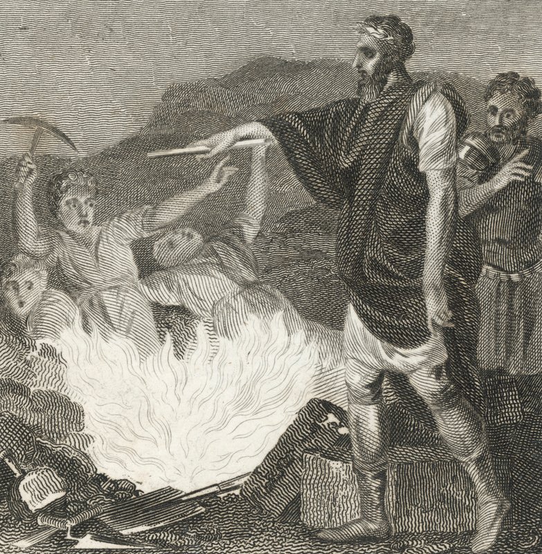 Julian the Apostate directing Jerusalem to be rebuilt by English School