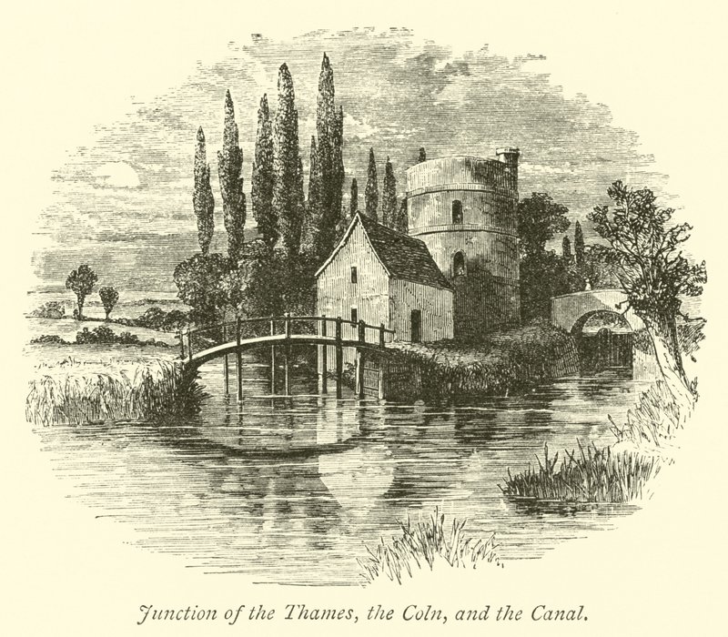 Junction of the Thames, the Coln, and the Canal by English School