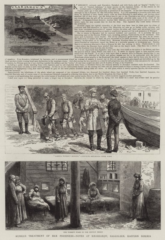 Karsakov and other Convict Settlements in Saghalien by English School