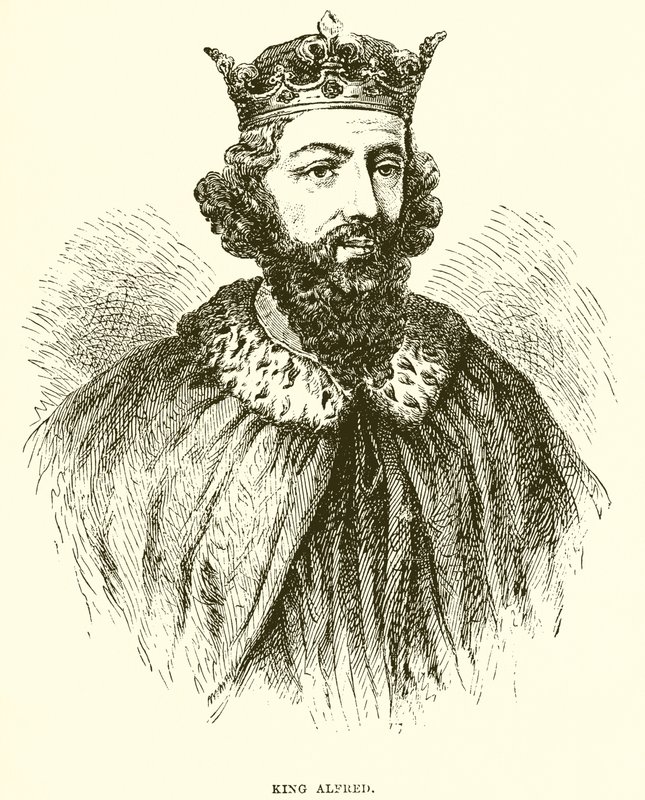 King Alfred by English School