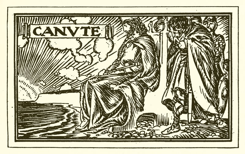 King Canute by English School