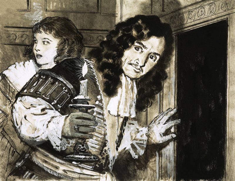 King Charles II Hides Following His Defeat at the Battle of Worcester by English School