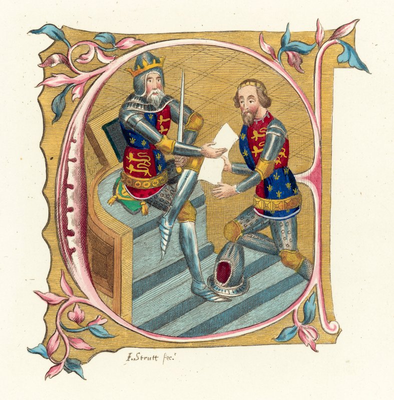 King Edward III and Prince Edward by English School