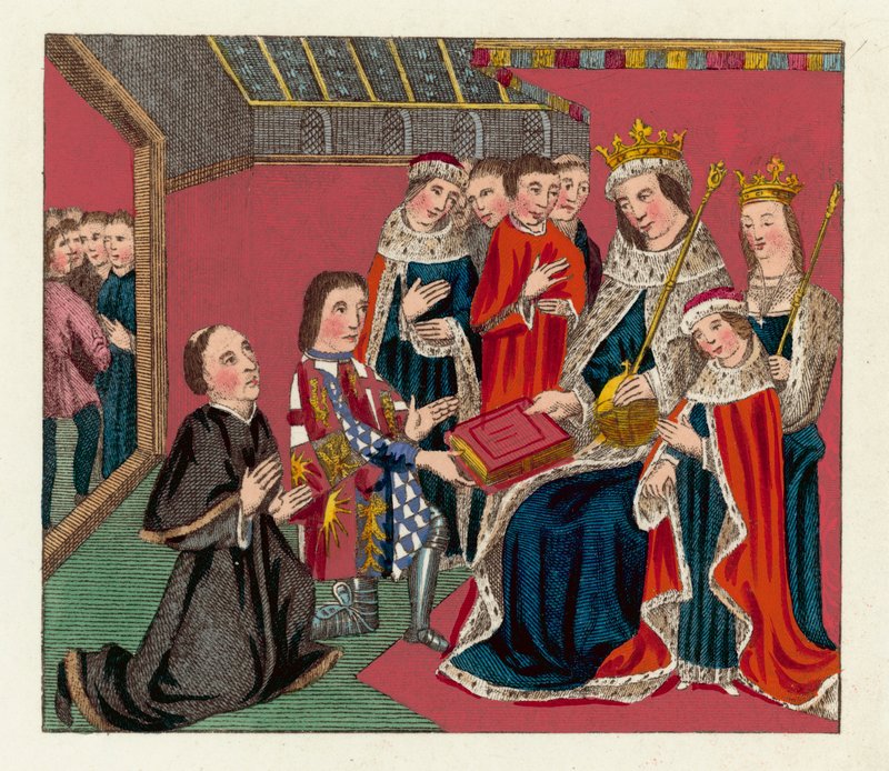 King Edward IV, His Queen and Son by English School