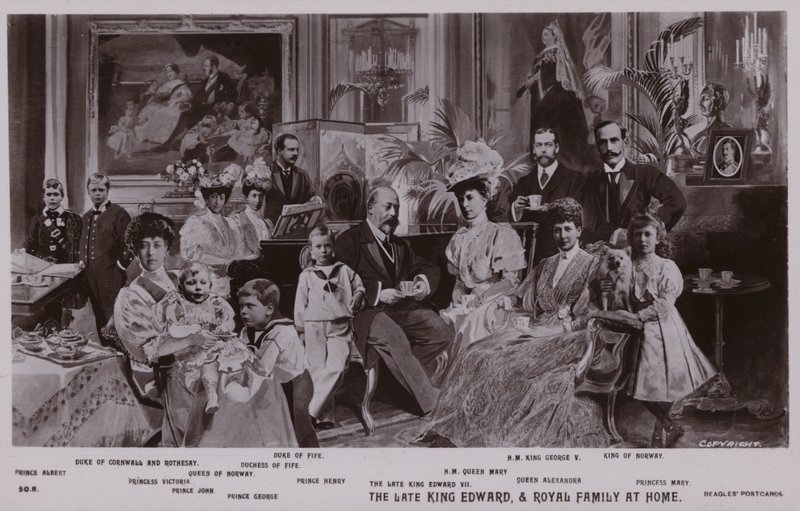 King Edward VII and His Family by English School