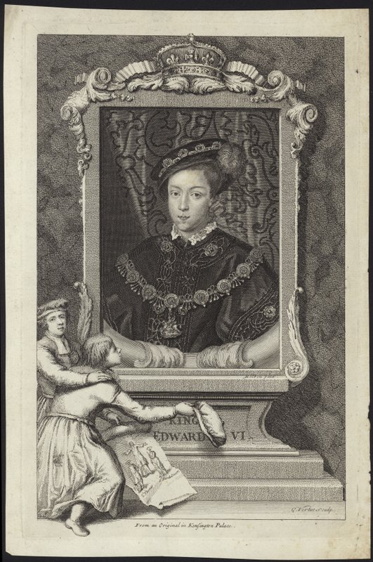 King Edward VI of England and Ireland by English School