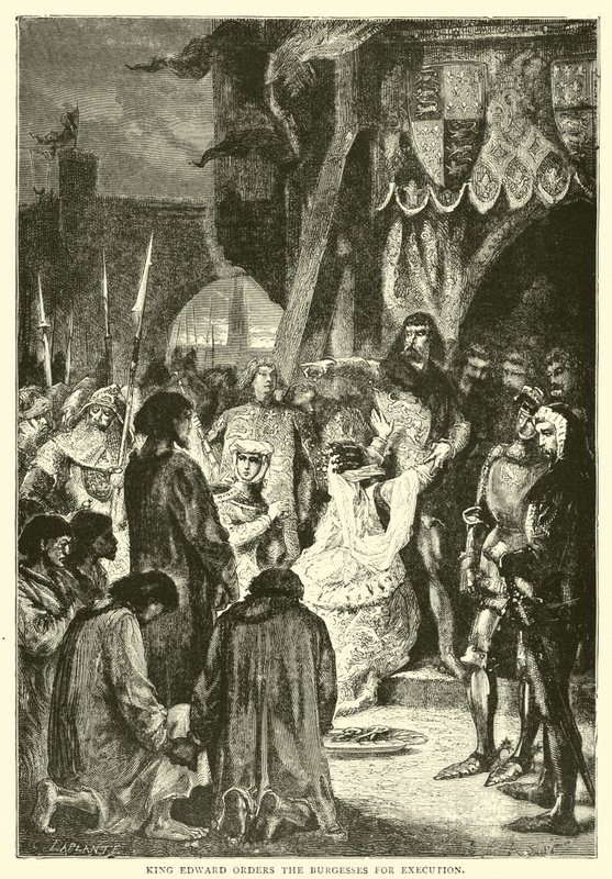 King Edward orders the Burgesses for execution by English School