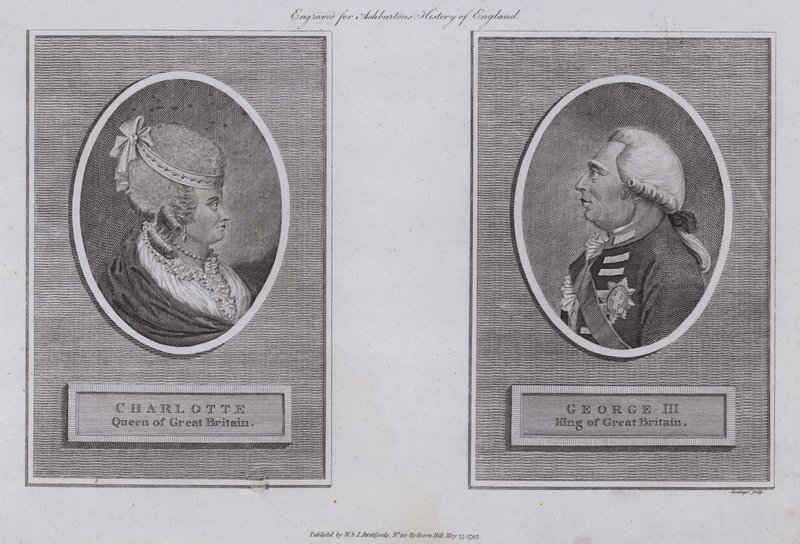 King George III and Queen Charlotte by English School
