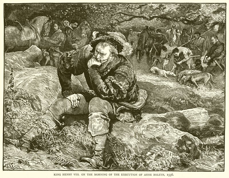 King Henry VIII on the Morning of the Execution of Anne Boleyn, 1536 by English School