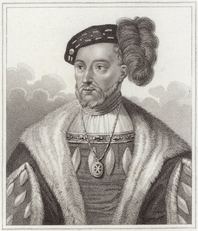 King James V by English School
