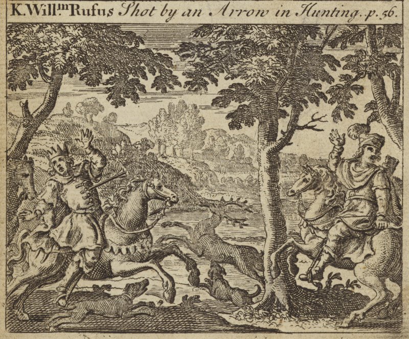 King William II of England Shot by an Arrow While Hunting by English School