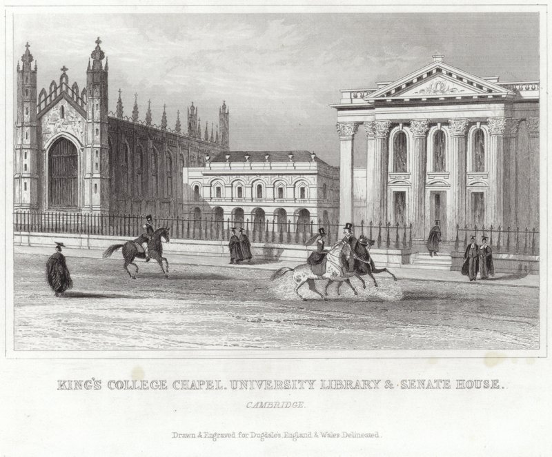 Kings College Chapel, University Library and Senate House, Cambridge by English School