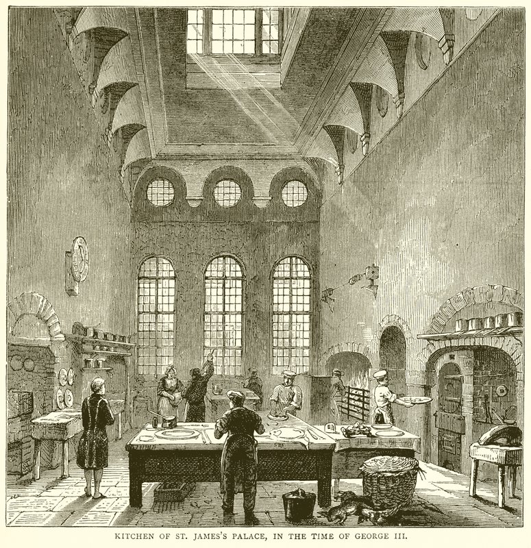 Kitchen of St. Jamess Palace, in the Time of George III by English School