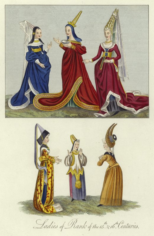 Ladies of rank of the 15th and 16th Centuries by English School