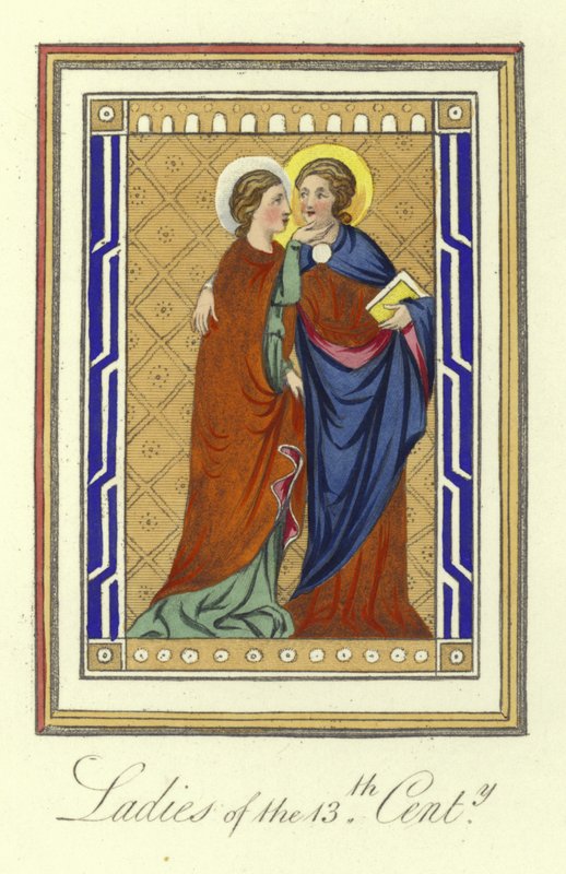Ladies of the 13th Century by English School