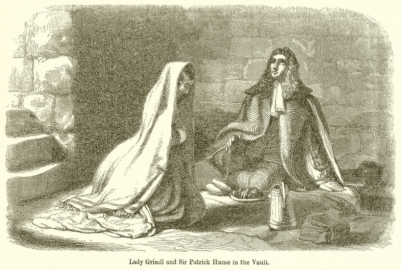 Lady Grisell and Sir Patrick Hume in the Vault by English School
