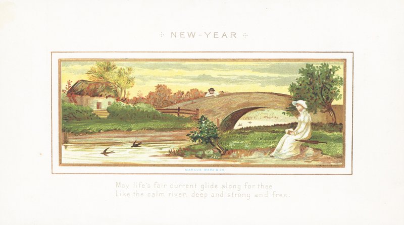 Lady sitting on the riverbank by English School