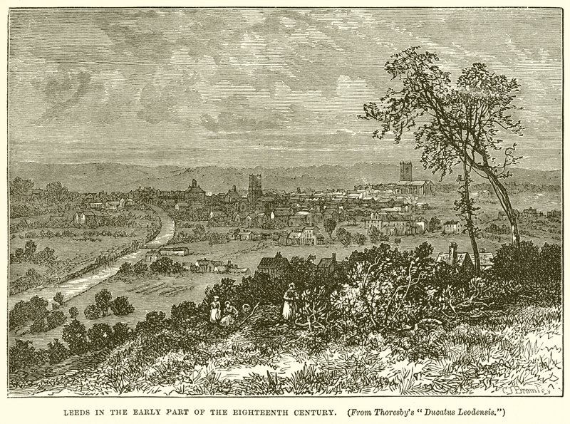 Leeds in the Early Part of the Eighteenth Century by English School