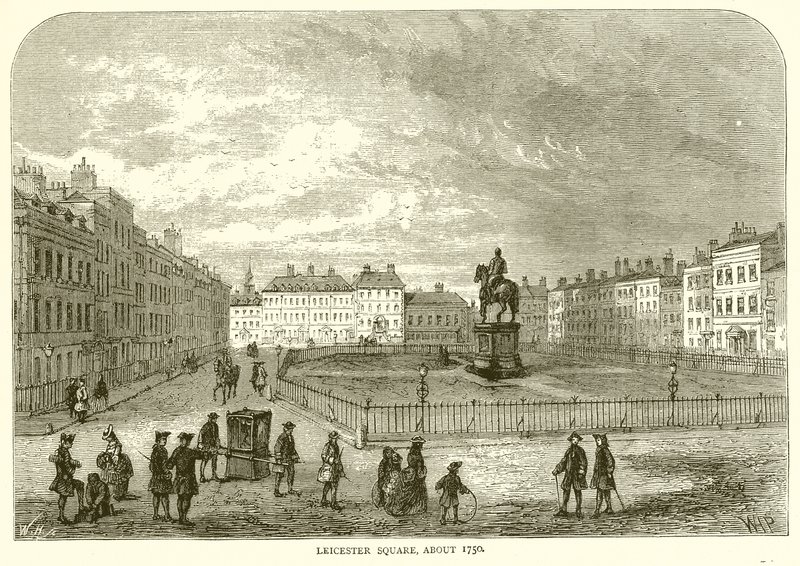 Leicester Square, About 1750 by English School