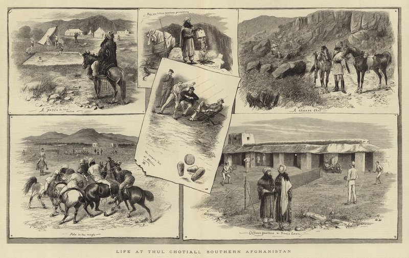 Life at the Chotiall Southern Afghanistan by English School
