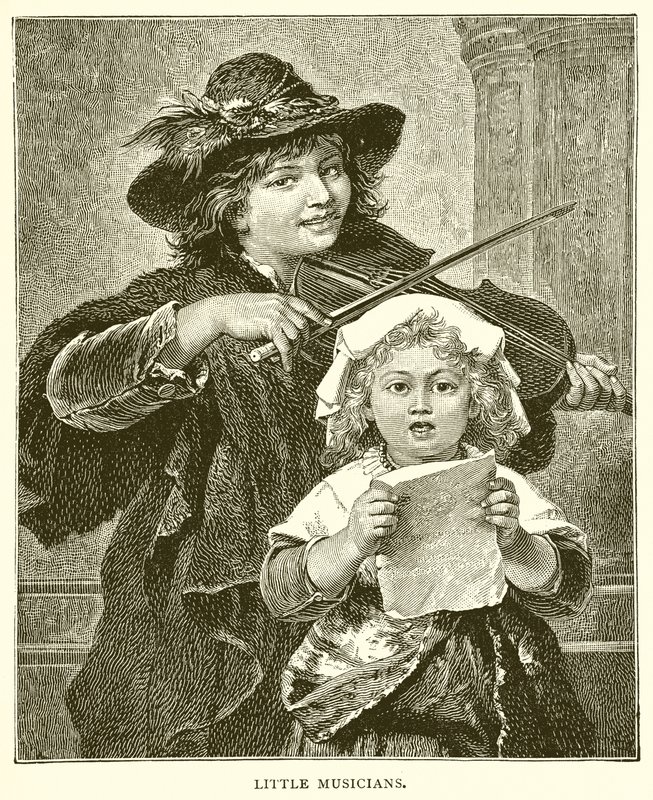 Little Musicians by English School