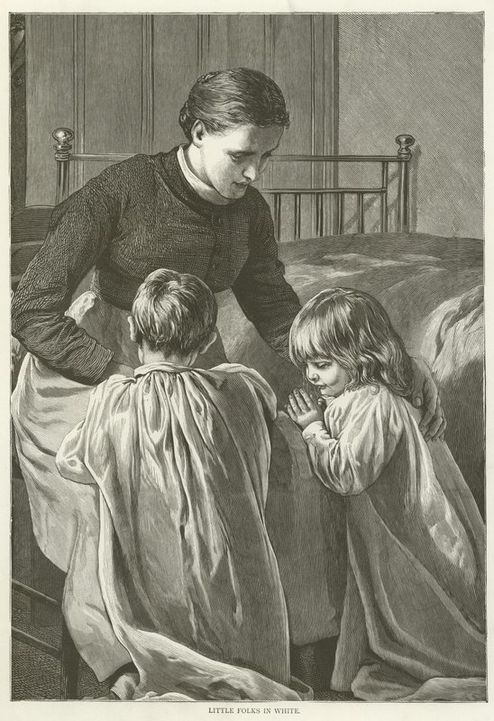 Little Folks in White by English School