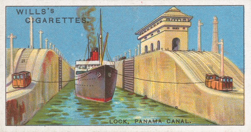 Lock, Panama Canal by English School