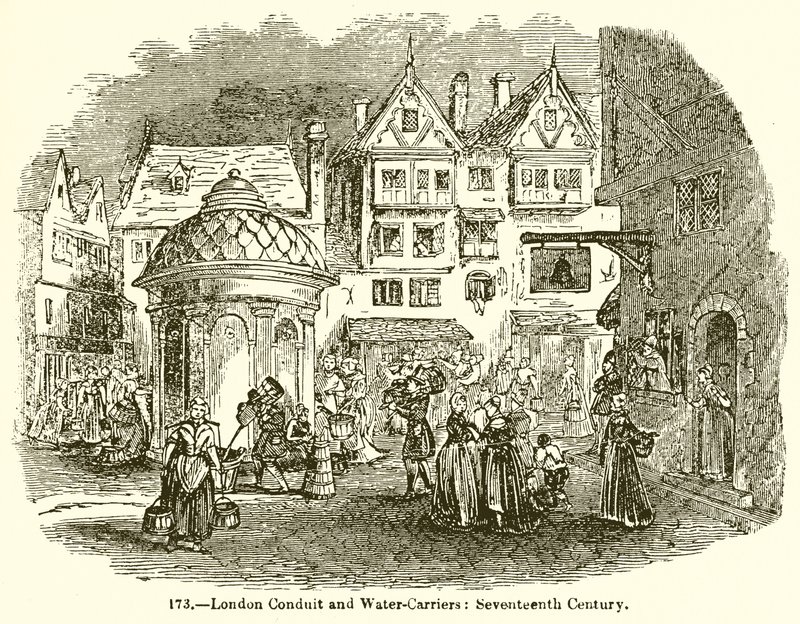 London Conduit and Winter-Carriers: Seventeenth Century by English School