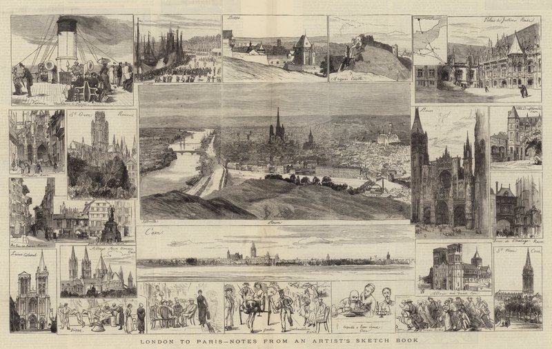 London to Paris, Notes from an Artist