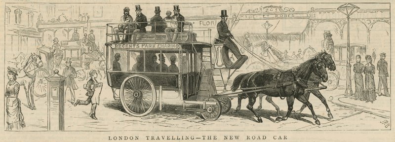 London Travelling - The New Road Car by English School