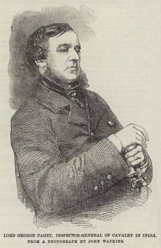 Lord George Paget, Inspector-General of Cavalry in India by English School