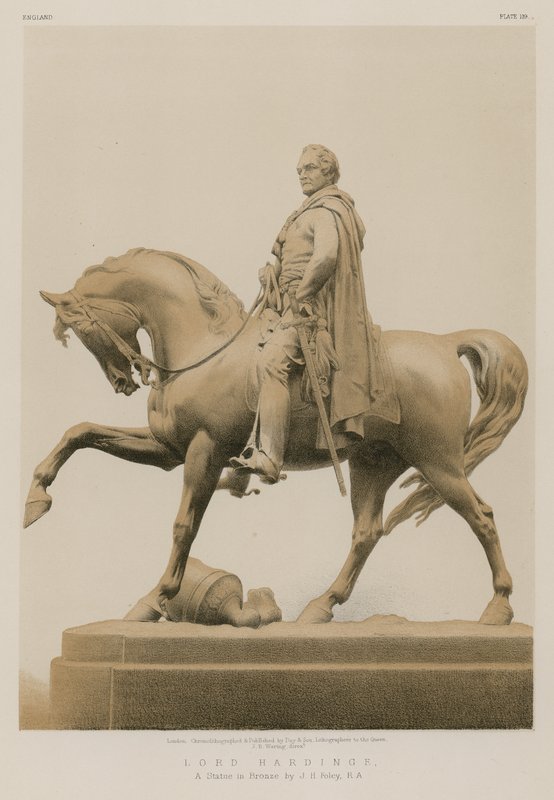 Lord Hardinge, A Statue in Bronze by J H Foley, R A by English School