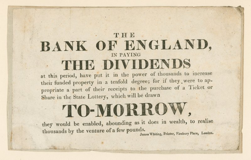 Lottery Advertisement by English School