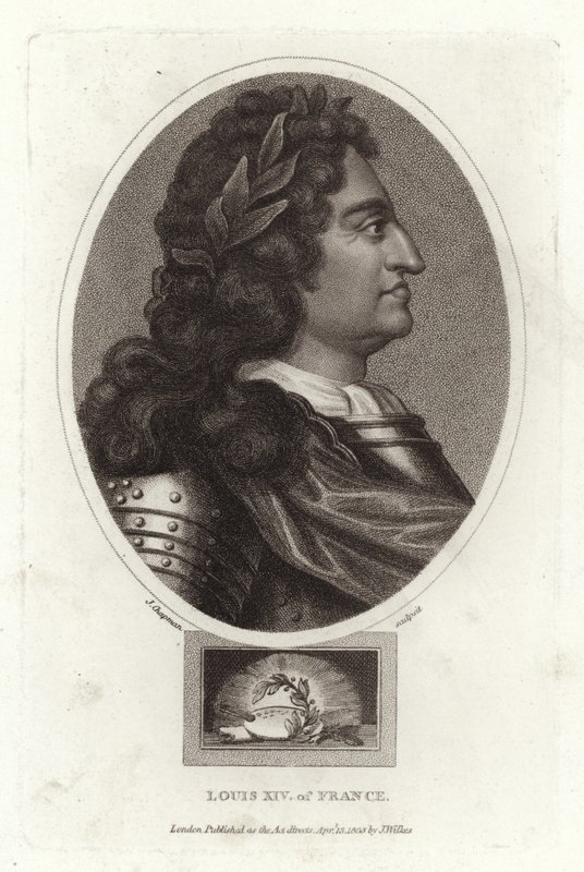 Louis XIV of France by English School