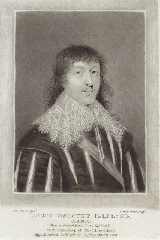 Lucius Viscount Falkland by English School