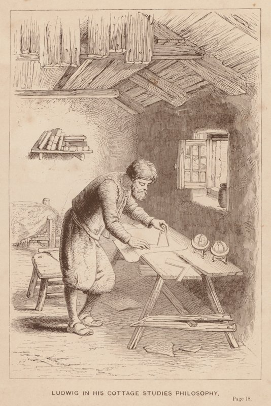 Ludwig in His Cottage Studies Philosophy by English School