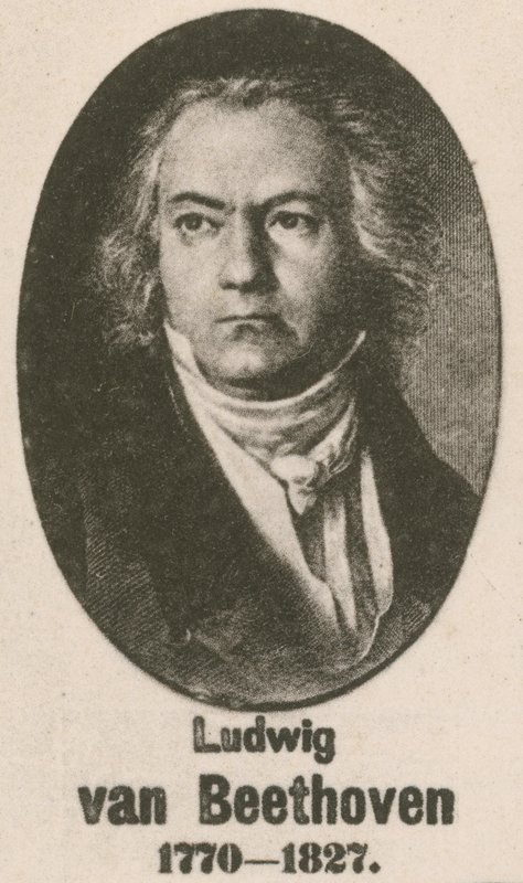 Ludwig van Beethoven by English School