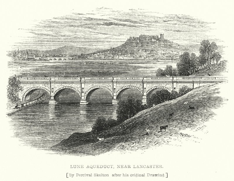 Lune Aqueduct, near Lancaster by English School