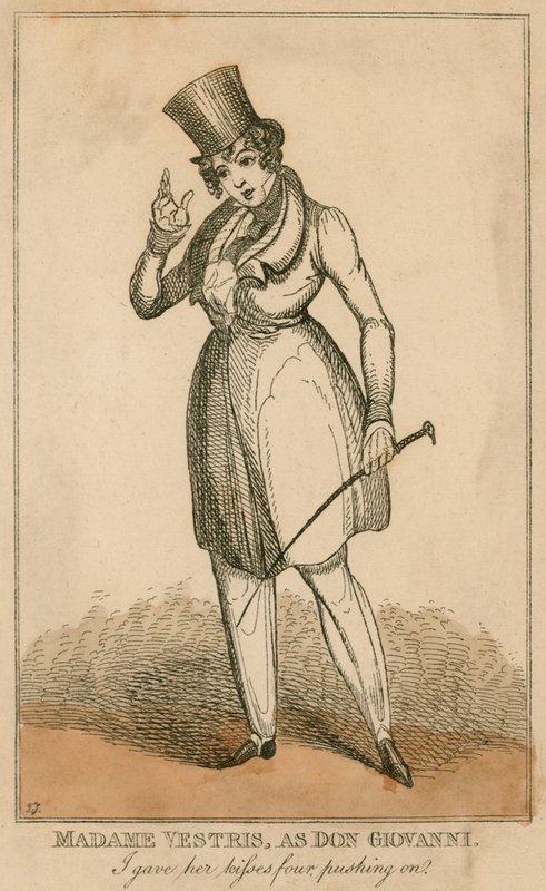 Madame Vestris as Don Giovanni by English School