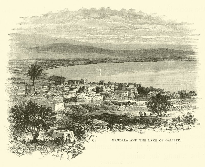 Magdala and the Lake of Galilee by English School