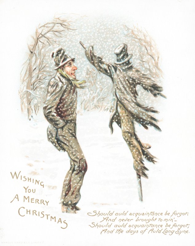 Man looking at Scarecrow by English School