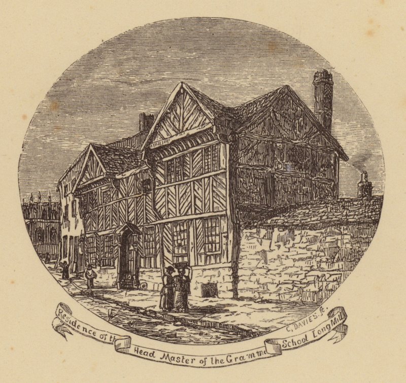 Manchester: Residence of the Head Master of the Grammar School, Long Mill by English School