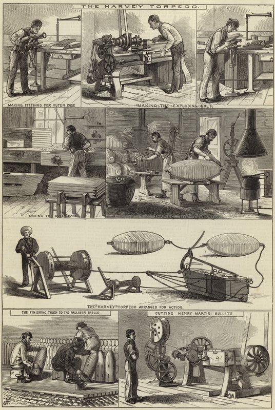 Manufacture of War Materials at the Royal Arsenal by English School